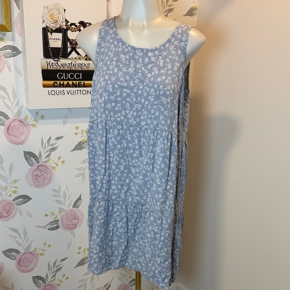 Dresses & Skirts - Style & Co Women's Floral Blue Sleeveless Dress